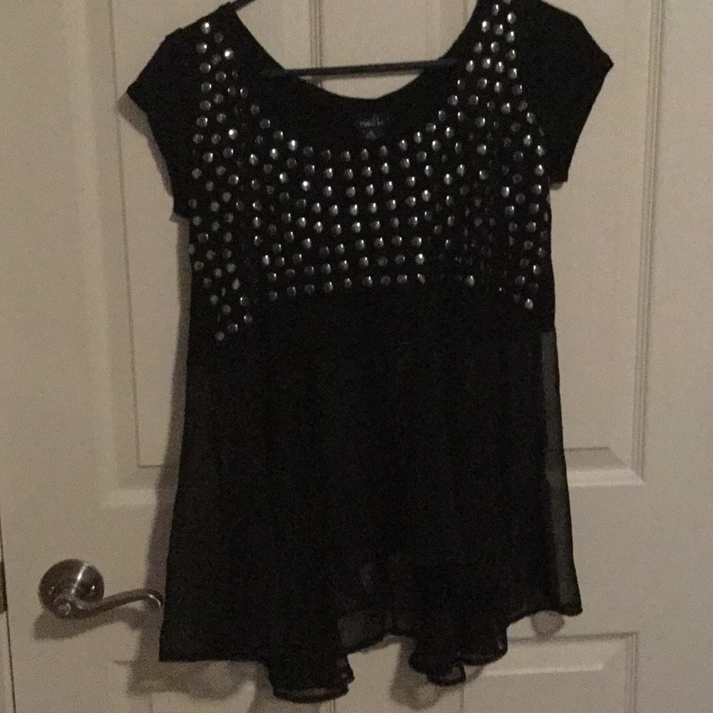 Black party shirt
